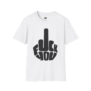 T-Shirt — Bold Graphic Middle Finger “F**k You” Statement Tee