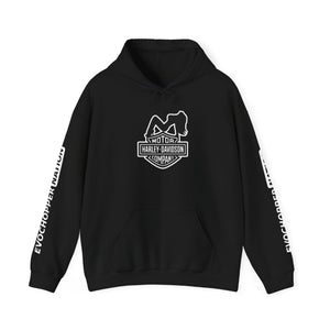 Harley-Davidson Logo Hoodie with Pin-Up Silhouette