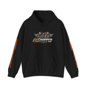 EvoChopper Nation Hoodie — Motorcycle Chopper Logo Pullover