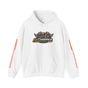 EvoChopper Nation Hoodie — Motorcycle Chopper Logo Pullover