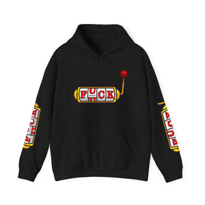 Slot Machine "FUCK" Graphic Hoodie
